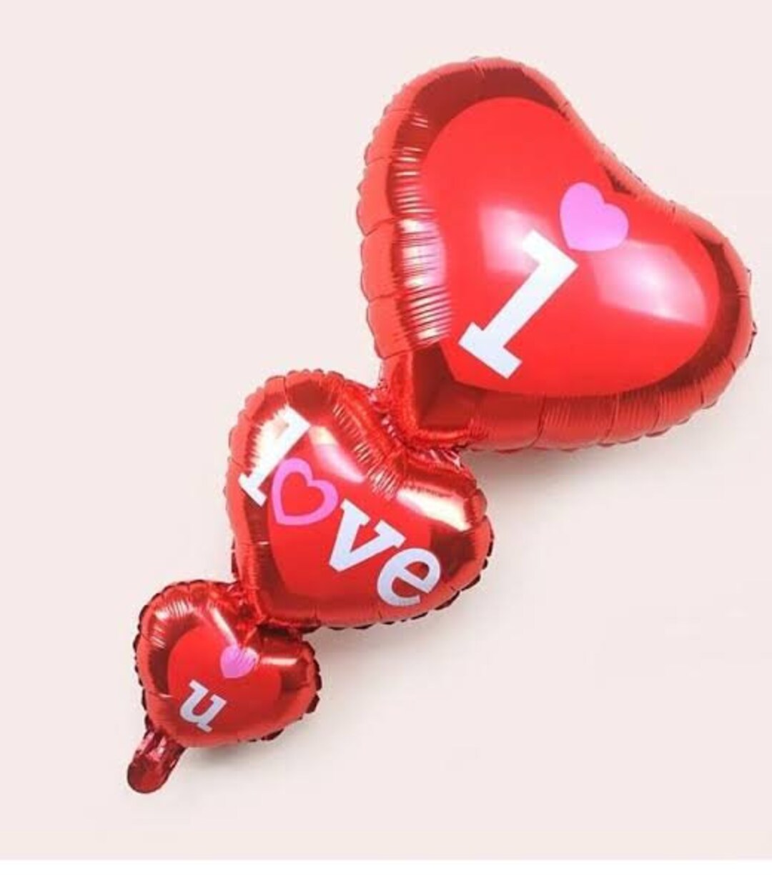 I Love You Red Balloon 2pc, Decoration for Love, Anniversary, Balloon ...