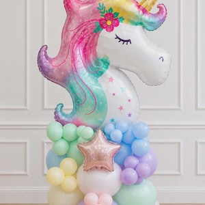 Unicorn Balloon Stack - DIY