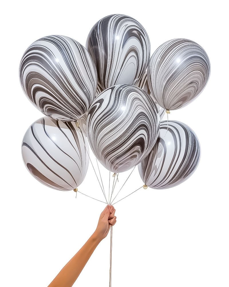 quatalex 8pc agata balloons best quality, 12in, wedding, anniversary, graduation accent balloon latex, bouquet, happy birthday
