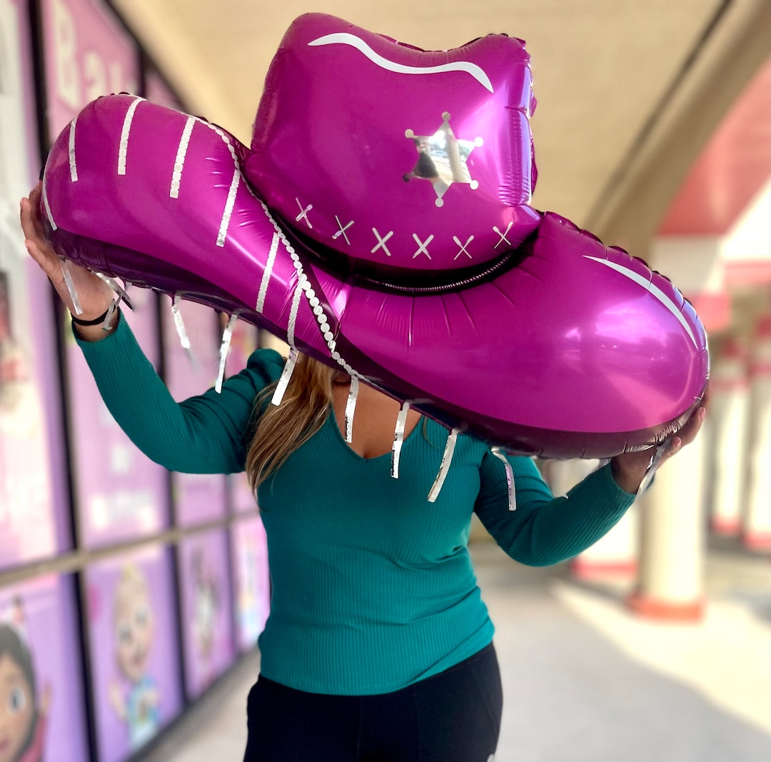 【DISCERNMENT】LN Corduroy Balloon PT Cowgirl Disco, Last Rodeo Balloon Garland Party Space