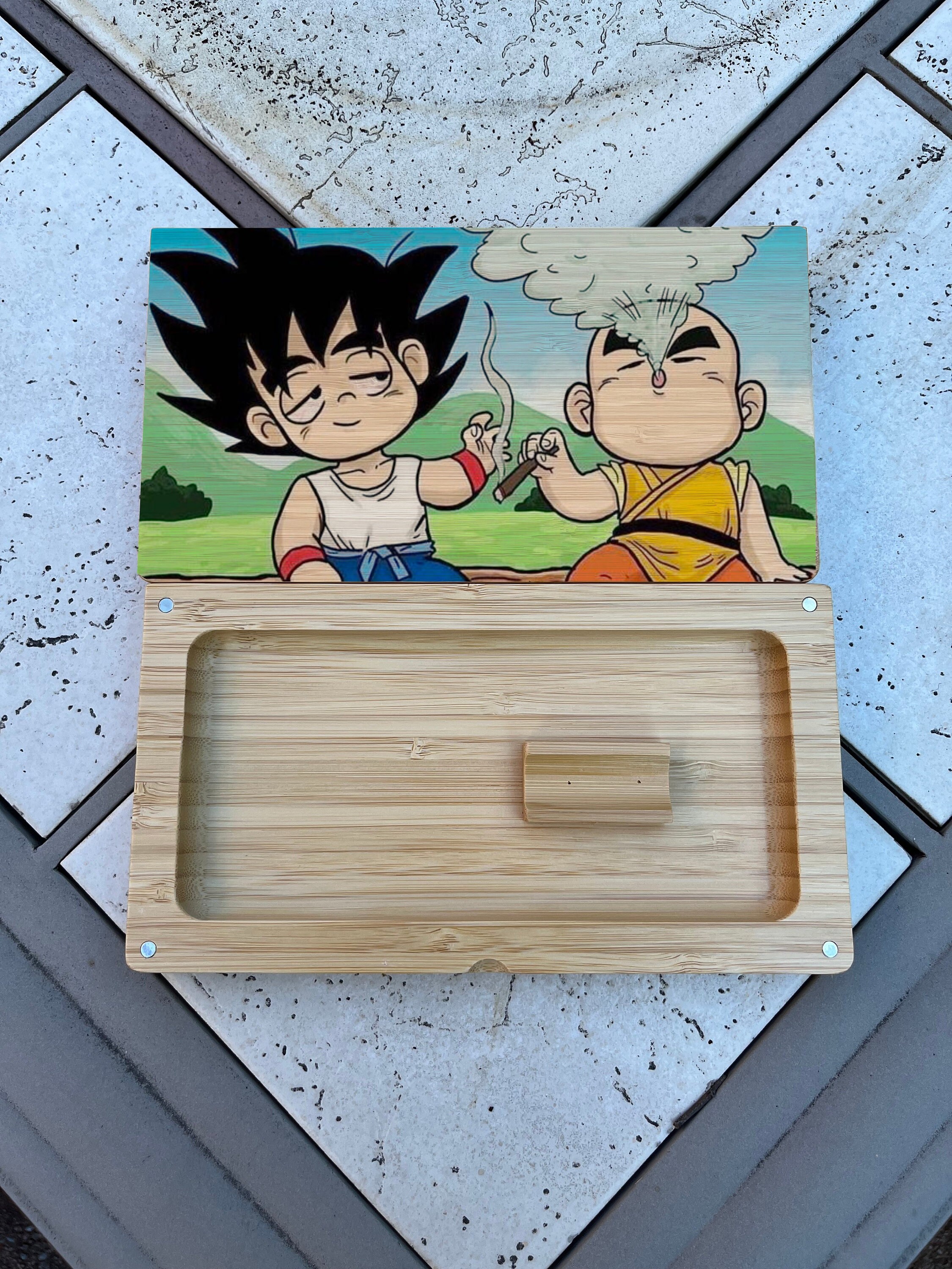 Drag0n Ball Anime Rolling Tray  Custom Rolling Tray  Design Your Own  Personalized Rolling Tray