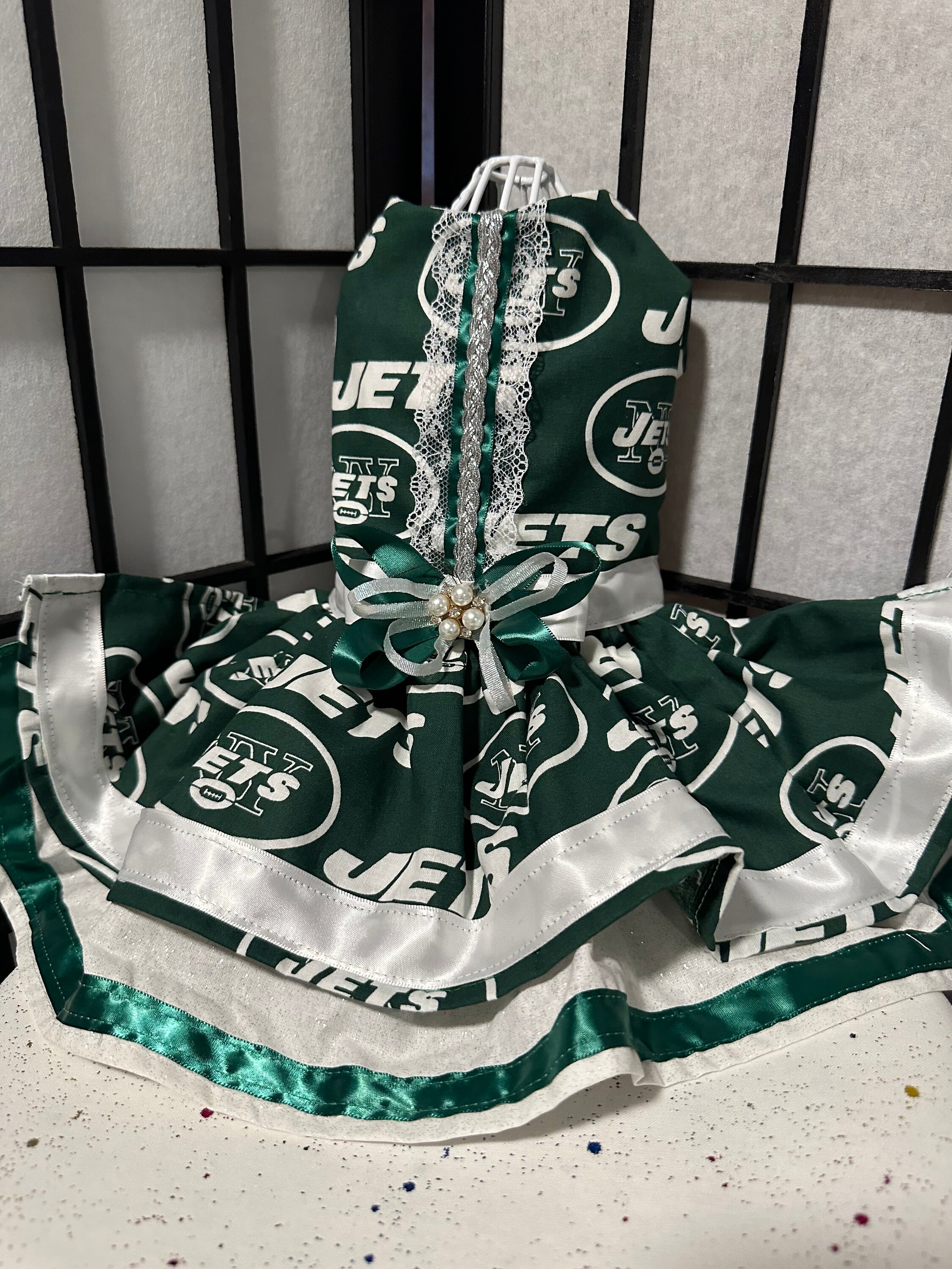 NFL Team Apparel Toddler New York Jets Cheer Dress