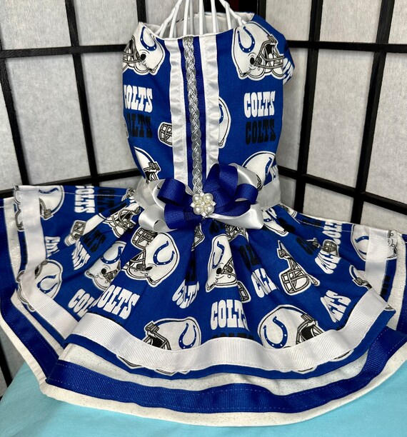 Indianapolis Colts Dog Football Dress Etsy