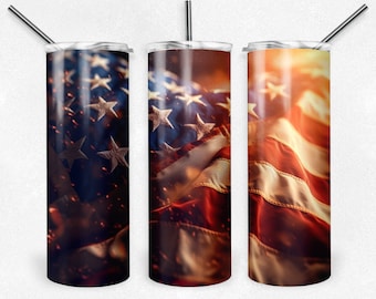 American flag 14, 20 Oz Tumbler Wrap, Flag Wrap, Straight Template, Sublimation Graphics, Digital Download, Instant Download