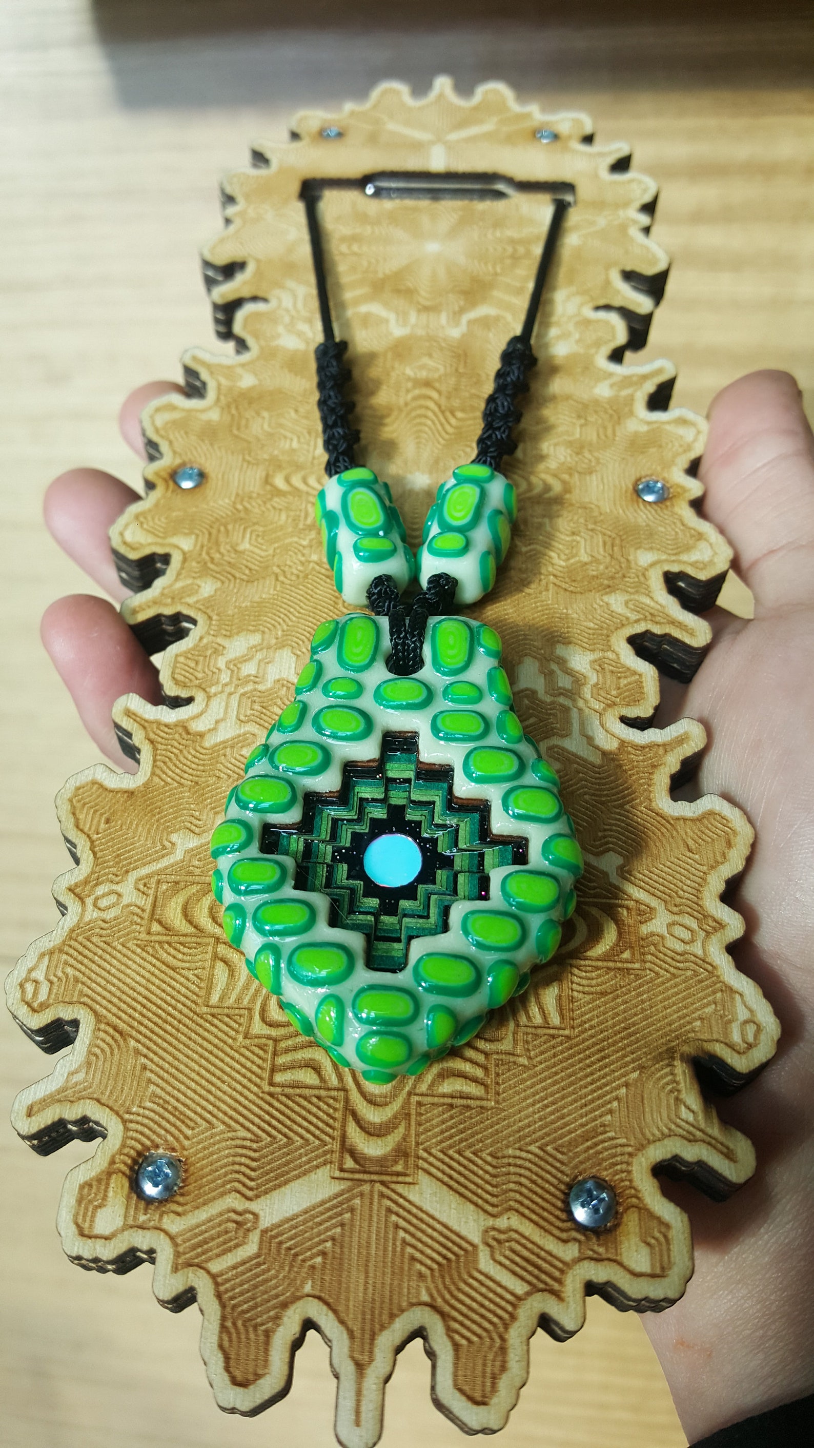 Psychedelic,handmade Jewelry,pendant,futuristic,unique,oneofakind ...