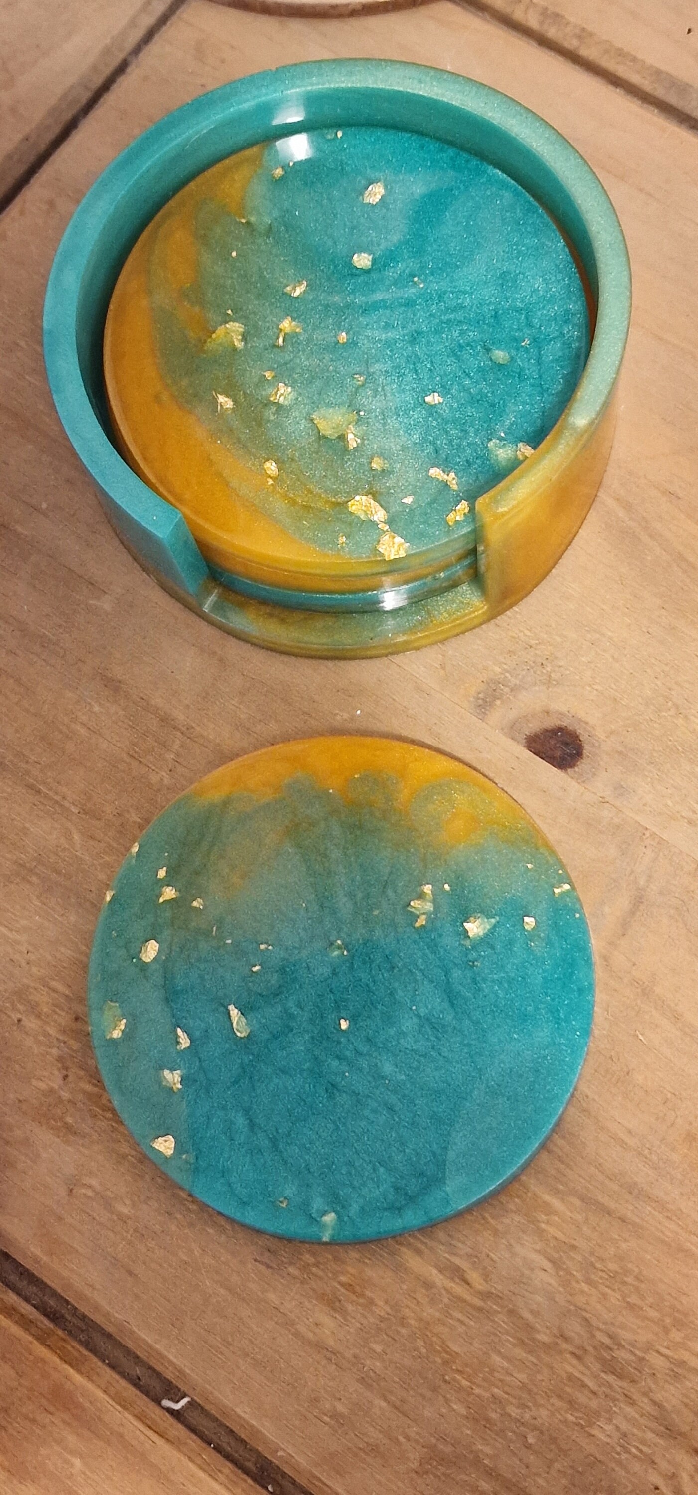 Coasters and Holder Etsy UK