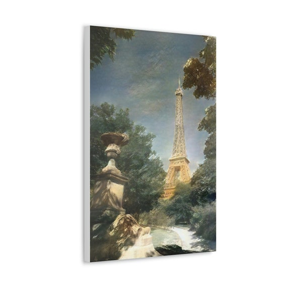 エッフェル塔の印象派キャンバスアート エッフェル塔の印象派アート