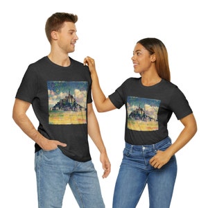 Mont St Michel Tshirt Unisex Paris Shirt Paris T-shirt Paris Tee Travel to France Shirt Vacation in Paris Shirt xs-3xl