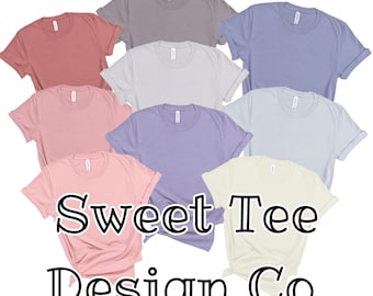 Bella + Canvas 3001 Unisex Jersey Tee: Soft Cotton DIY Blank Shirt