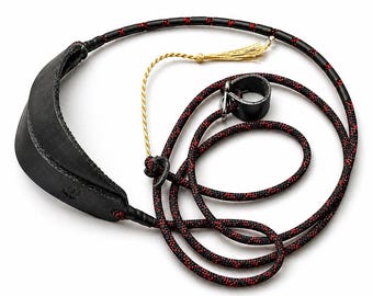 The Lamb Sling: Leather and Paracord Shepherd Sling