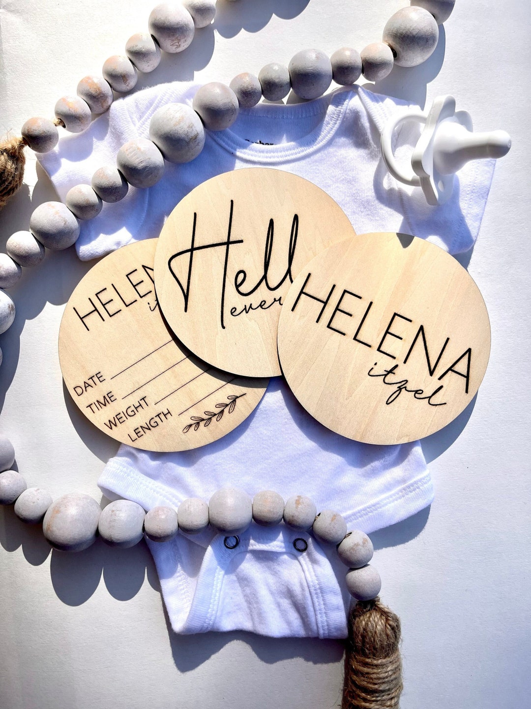 Baby Name Plate Baby Name Sign for Hospital Birth Stats Etsy