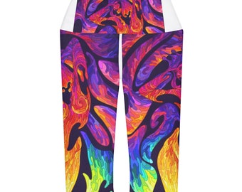 Yoga Capri Leggings (AOP)