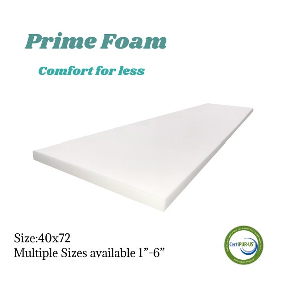 40x72 Upholstery Foam High Density Foam, Cushion Replacement by