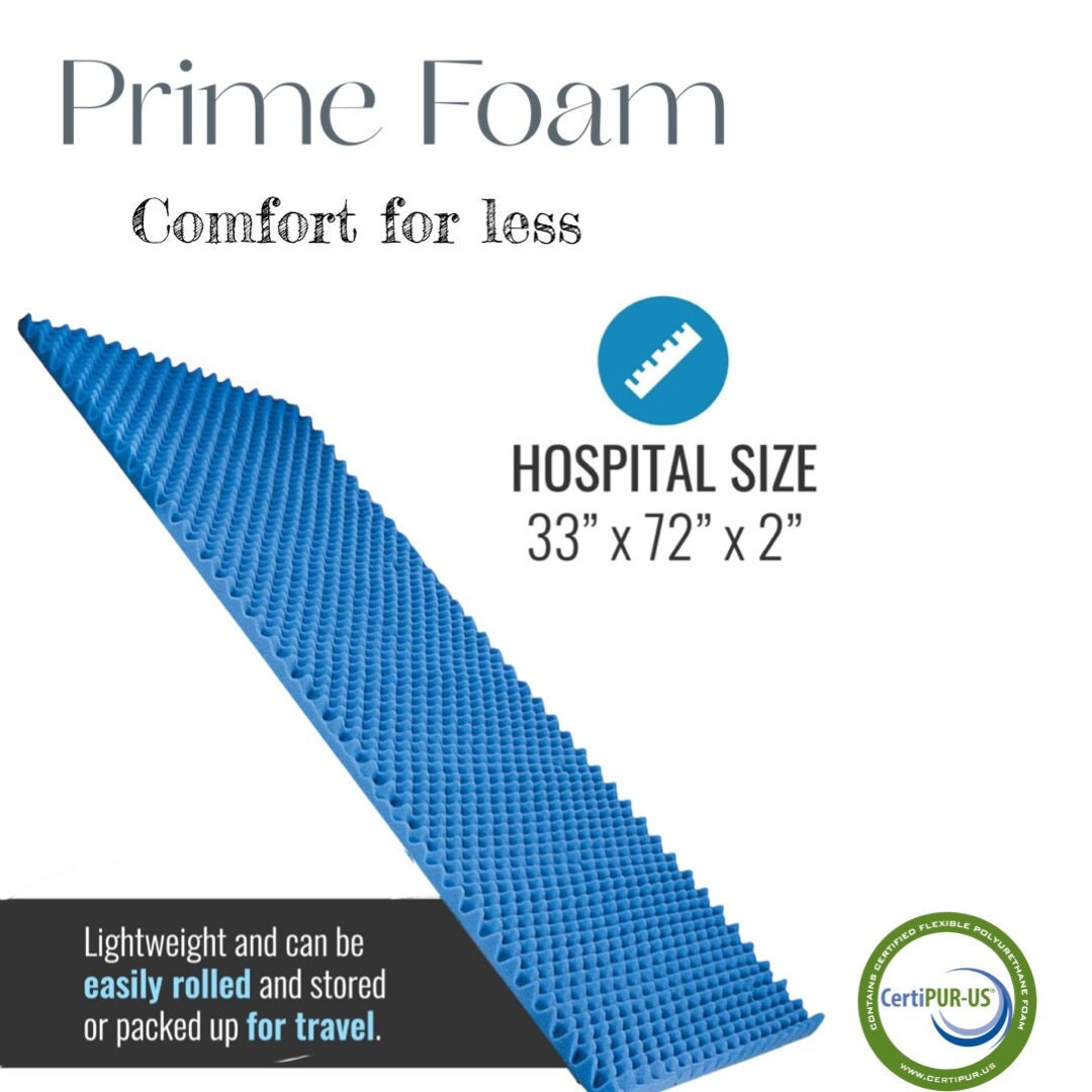 Foam Mattress Topper Egg Crate Foam Pad Mattress Pad and Bed Etsy