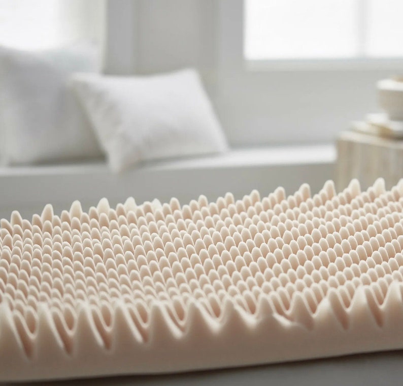 3 Foam Mattress Topper, Egg Crate Foam Pad, Mattress Pad and Bed Topper for Support, Air