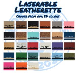 Leatherette Personalized - Square Patches w/adhesive – 525 Laser