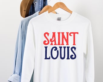 SAINT LOUIS City Soccer Sweatshirt, STL shirt, stl, St Louis shirt, St Louis Soccer, St Louis City shirt, Cardinals, Saint Louis Soccer club