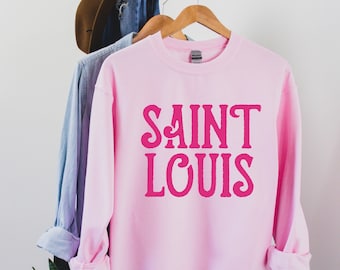 SAINT LOUIS Sweatshirt, comfy, STL shirt, St Louis shirt, St Louis Soccer, St Louis City shirt, Cardinals Baseball
