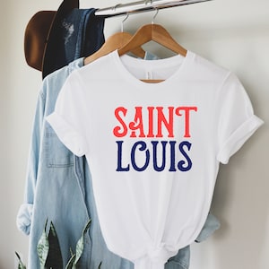 SAINT LOUIS Crewneck tshirt, St Louis shirt, STL shirt, St Louis Soccer, St Louis City shirt, Saint Louis City, Saint Louis Soccer shirt,