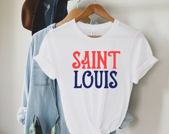 SAINT LOUIS Crewneck tshirt, St Louis shirt, STL shirt, St Louis Soccer, St Louis City shirt, Saint Louis City, Saint Louis Soccer shirt,