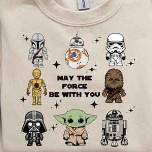 Personnages de Star Wars, que la force soit avec vous, Starwars PNG, Disney Star Wars Starwars Friends, Chewbacca, Yoda, téléchargement numérique PNG PNG