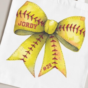 Diseño de coqueta personalizada de softbol, mamá de softbol PNG con nombre, lazo de softbol PNG, día del juego, lazo de softbol personalizado Png, jugador de softbol