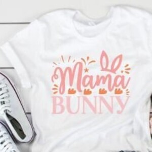Mama Bunny, Pasen, Bunny hoofd SVG Opstanding, Vrolijk Pasen, Mama SVG, Png, Pdf, Dxf, Eps Laser Cut Design, Circuit Maker, Silhouette Cameo 4