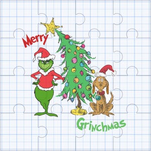 Merry Grinchmas Christmas Tree Png, Grinch Tree Retro Christmas, Pink Grinch ,Christmas, Grinch and Max, Instant Download