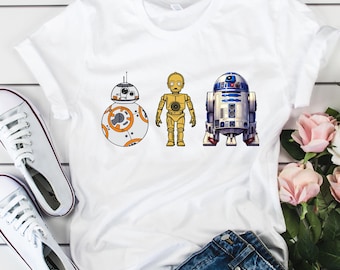 Escuadrón de Robots de Star Wars, R2D2 de Star Wars, C3PO, robots de Star Wars, personajes de Star Wars, descarga digital instantánea de Star Wars, objetivos del escuadrón