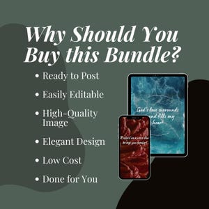 May include: Two phone screen mockups with inspirational quotes. The larger mockup has a blue and white background with the text "God's love surrounds and fills my heart". The smaller mockup has a red and white background with the text "Reflect on a verse that brings you comfort".