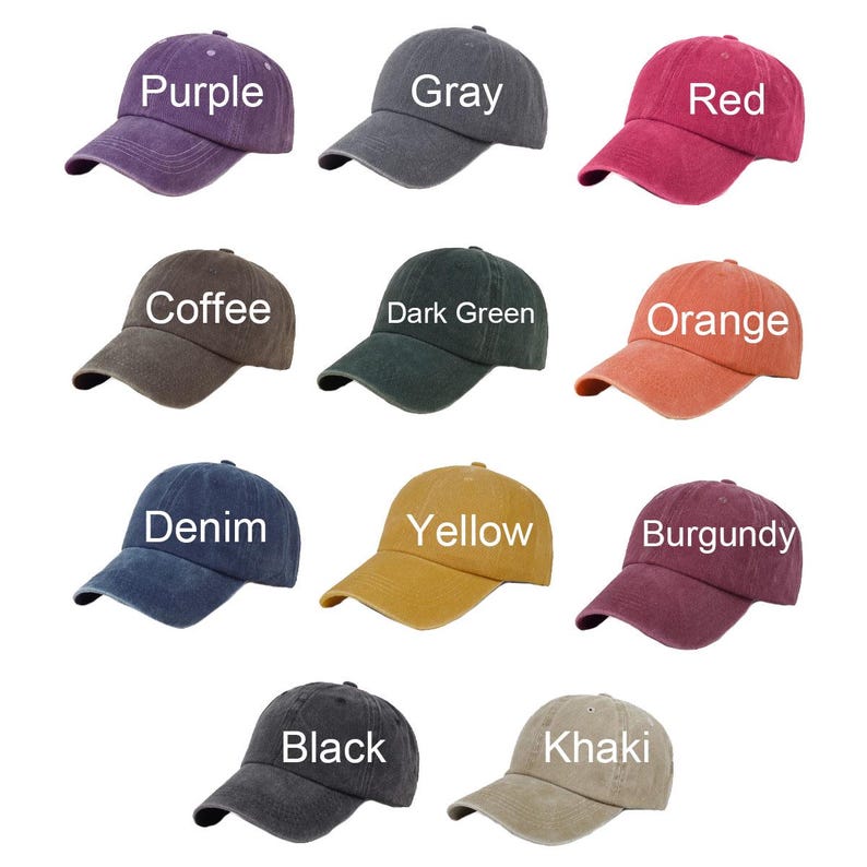 Gorra de béisbol personalizada para niños, gorra de béisbol con texto bordado, gorra personalizada, gorra para niños, gorra para bebé, regalo de cumpleaños y Navidad. imagen 8