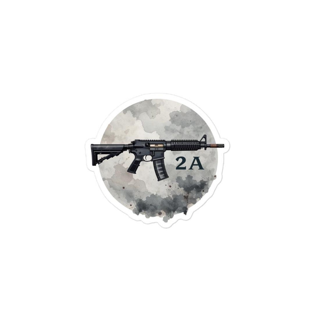 AR-15 Sticker | “2A” Second Amendment Vinyl Decal | Gun Rights Sticker ...
