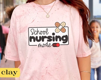 Comfort Colors School Nurse T-Shirt, Medical Nursing Gift