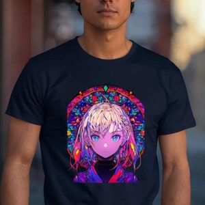 Anime Japanese Girl T Shirt Manga Waifu Harajuku Streetwear Japanese T Shirt Oversized Grunge Vaporwave Aesthetic Plus Size Pastel T Shirt