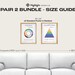 Pair 2 Poster Bundle: Rainbow - Customize Your Set - Colorful ...