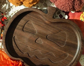 Halloween Decorative Pumpkin Tray