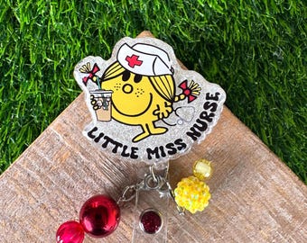 Nurse Badge, staff retractable reel