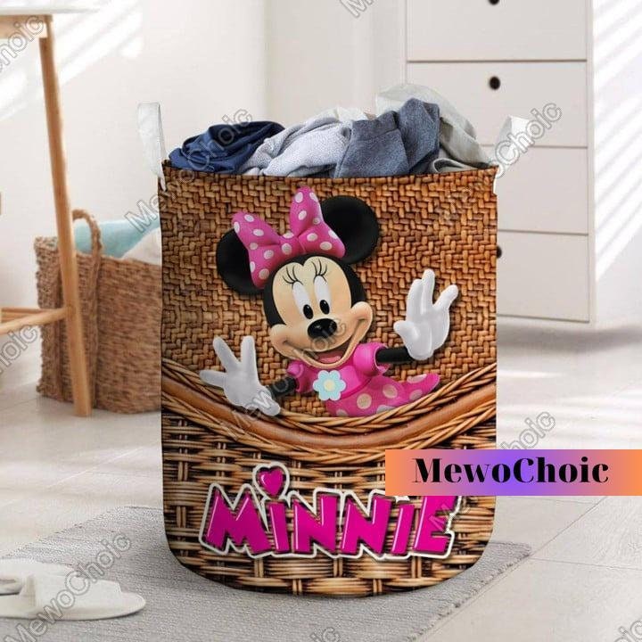 Minnie Mouse Laundry Basket, Clothes Storage Basket
