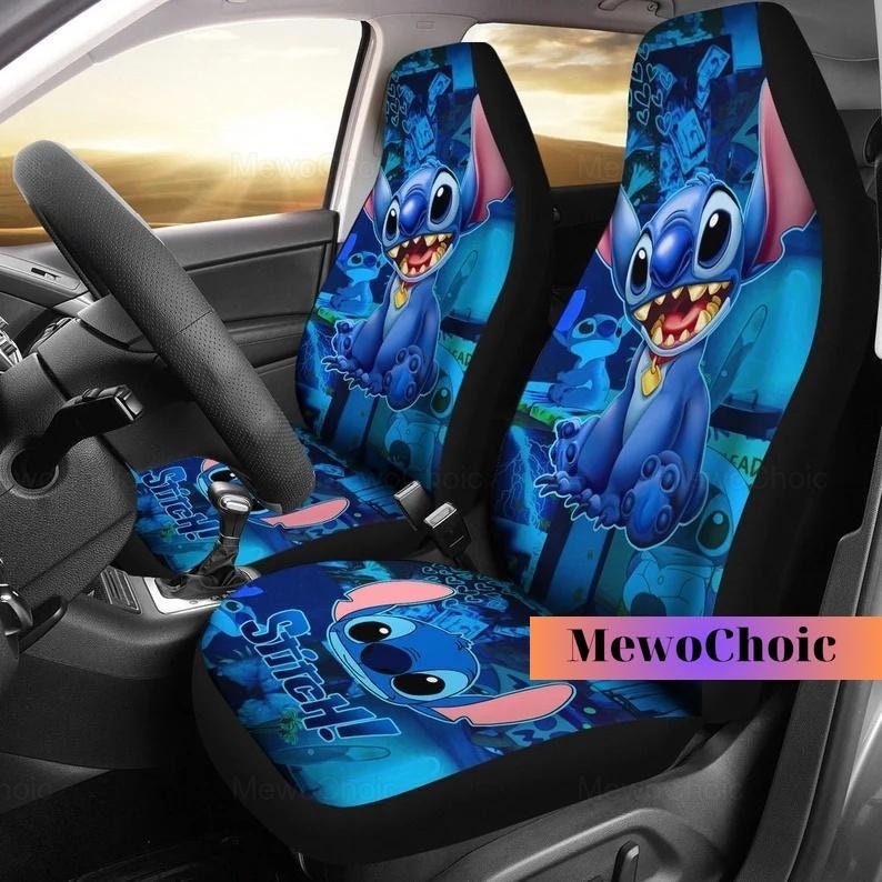 Discover Stitch, Niedliches Stitch-Auto-Dekor, Disney Autositzbezug