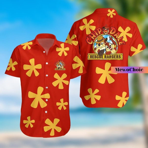 Chip And Dale Shirt, Double Trouble Shirt, Chip Dale Hawaiian Shirt, Chip N Dale Shirt, Disney Friends Shirt, Bachelor Party Shirt