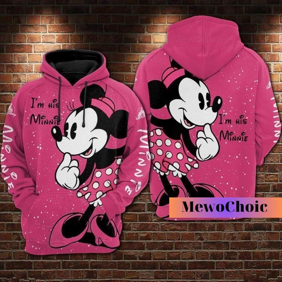 Discover Minnie Hoodie, Minnie Mouse Hoodie, Disneyland Shirt, Minnie And Mickey Lovers, Disney World Hoodie