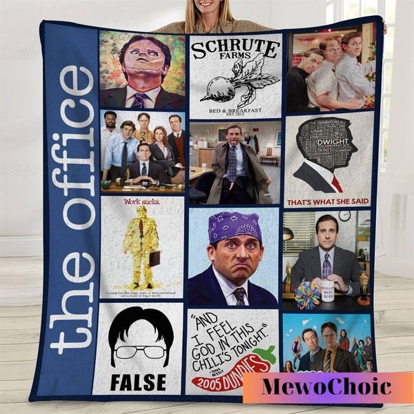 The Office Blanket, The Office Tv Show Blanket, Office TV Fleece Blanket, Office Blanket, Travel Blanket, The Office Decor Home