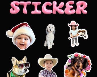 Custom Photo Sticker, Personalized Waterproof Decal