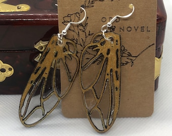 Fairy Core Butterfly Wing Dangle Earrings