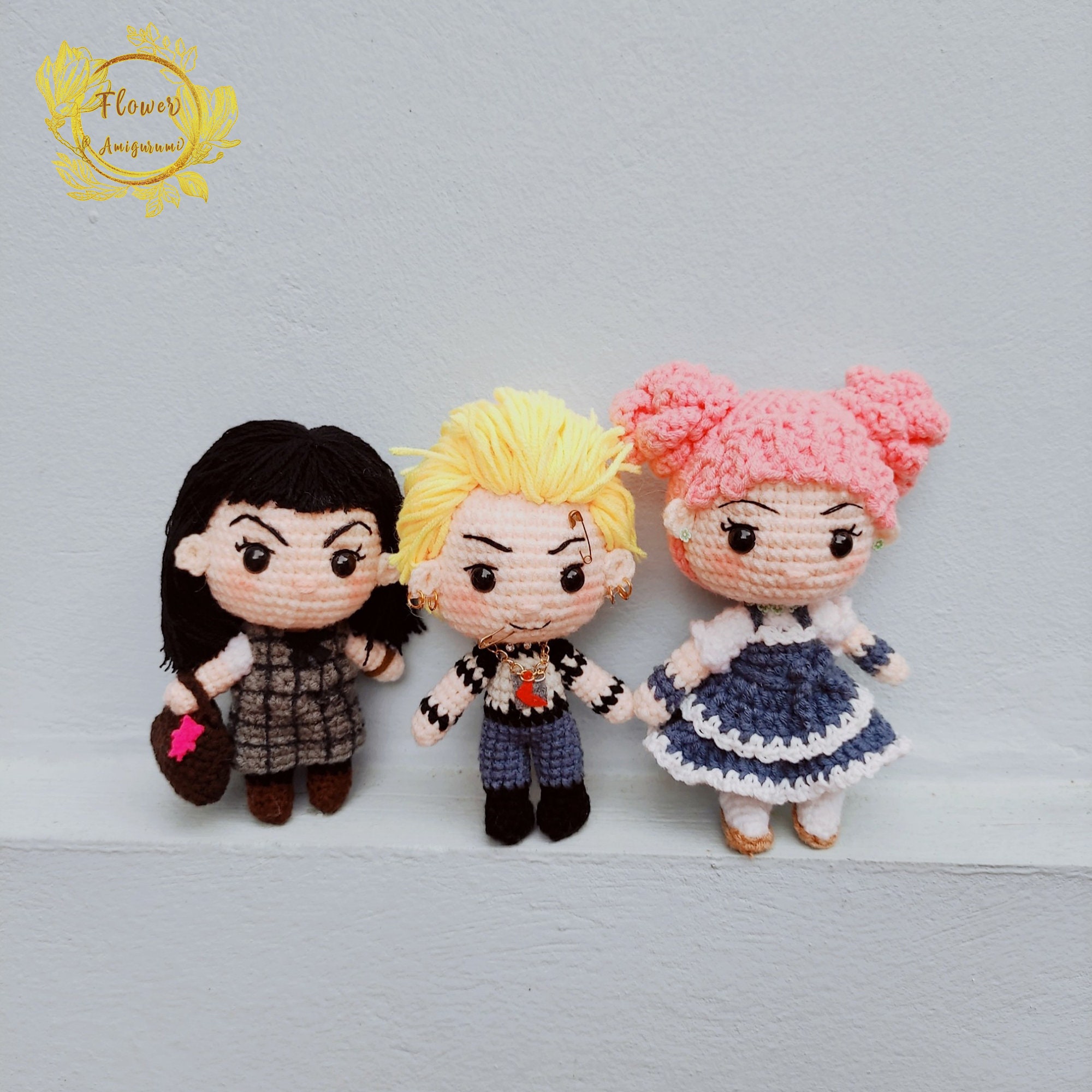 Fanmade Kiss Pradise Crochet Doll Amigurumi, Kiss Pradise Plush