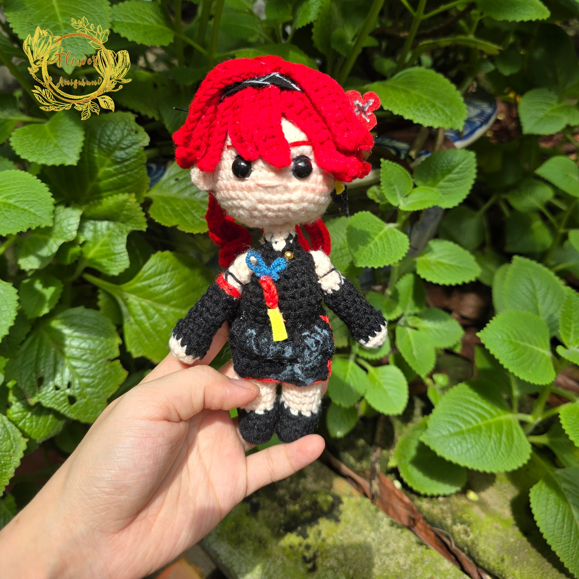 Fanmade Wuthering Waves Yinlin Plushies Doll Amigurumi Chibi