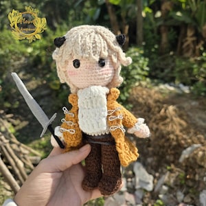 Fanmade Metaphor: ReFantazio Strohl Crochet Doll Amigurumi, Metaphor Plush, Metaphor Plushies, Metaphor  Crochet Doll