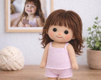 Custom Portraits Doll, Look Alike Doll, Darlings Doll, Anniversary Gift, Personalized Gift, Gifts For Daughters Christmas Gifts Thanksgiving