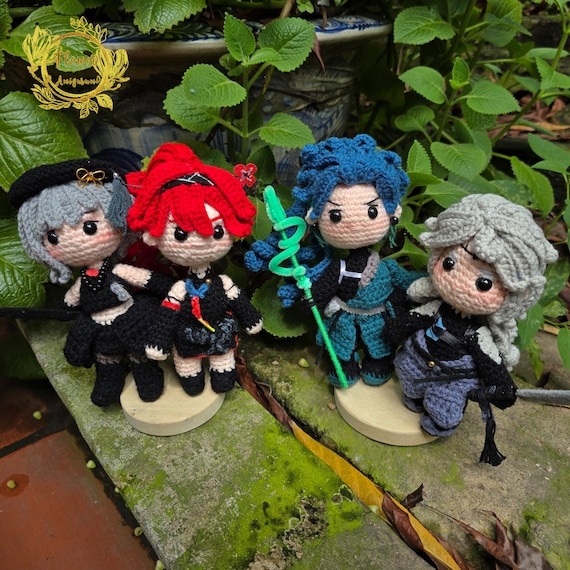 Fanmade Wuthering Waves Jiyan Plushies Doll Amigurumi Chibi Style