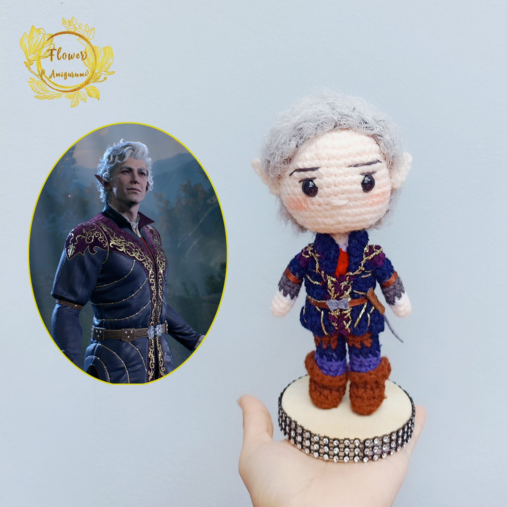 Baldur&#39;s Gate 3 Astarion ぬいぐるみ 20cm Astarion Baldur's Gate 3 Plush BG3 - Etsy
